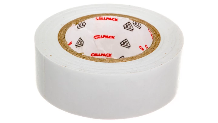 Taśma izolacyjna PVC, 128 0.15-19-10 biała, 145813