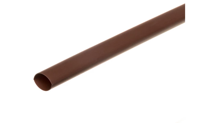 Rura termokurczliwa cienkościenna, odcinki 1m (50 szt.), CR 9,5/4,7 brązowa, 427556