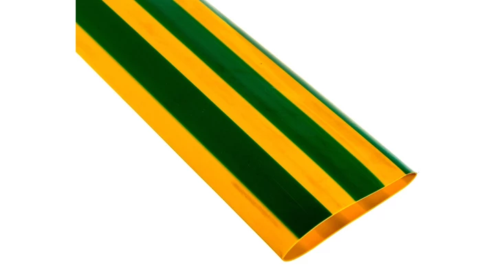 Rura termokurczliwa cienkościenna, odcinki 1m, CR 38,1/19,1 żółto-zielona, 427593