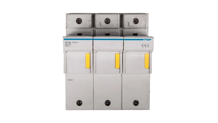 Rozłącznik bezpiecznikowy cylindryczny 3P 22x58mm LR703