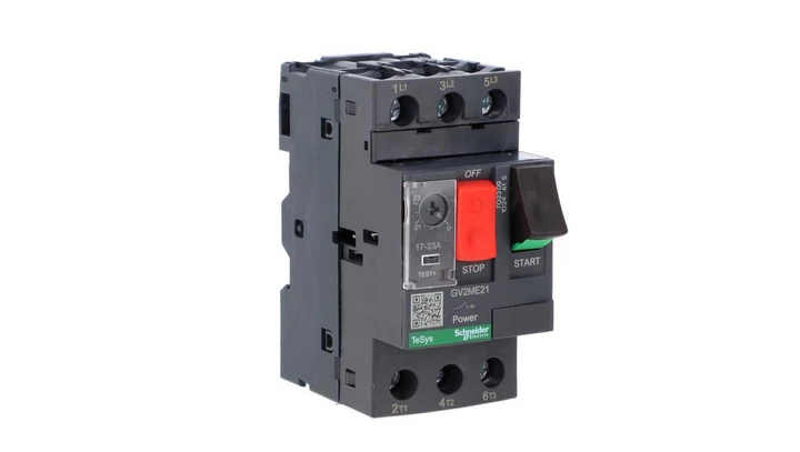 TeSys Deca Wyłącznik silnikowy 3P 9kW 17-23A GV2ME21
