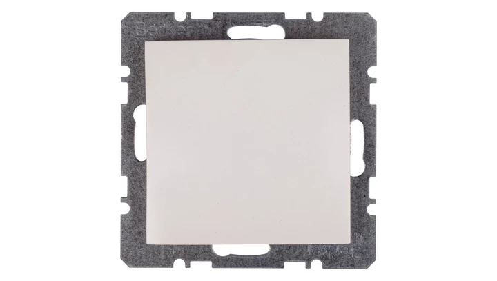 Berker/B.Kwadrat Zaślepka z elementem centralnym śnieżnobiała S.1/B.3/B.7 Glas 10098989