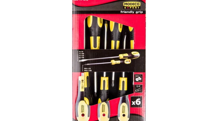 KPL. WKRĘTAKÓW 6 SZT. FRIENDLY GRIP MN-11-040