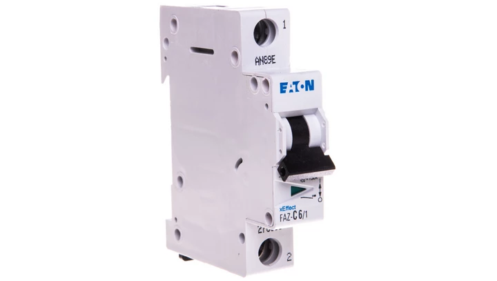 Wyłącznik nadprądowy 1P C 6A 15kA AC FAZ C6/1 278555