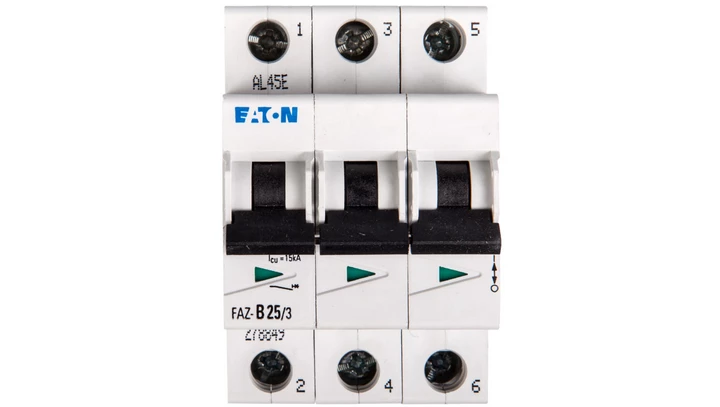 Wyłącznik nadprądowy 3P B 25A 15kA AC FAZ B25/3 278849