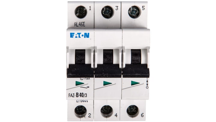 Wyłącznik nadprądowy 3P B 40A 15kA AC FAZ B40/3 278851