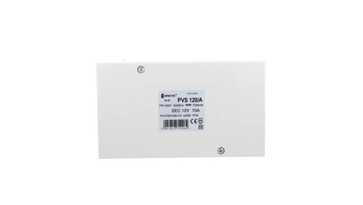 Transformator 1-fazowy bezpieczeństwa PVS 120/A 230/ 12V 10,0A, w obudowie, IP54, Ta 40, 16012-9978
