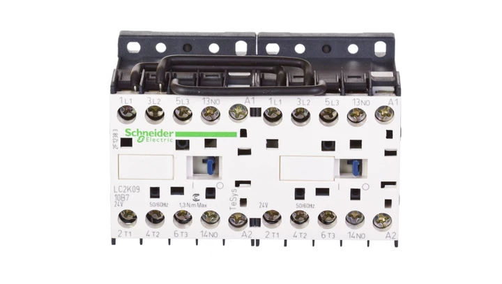 Stycznik nawrotny 9A 4kW 24V AC LC2K0910B7