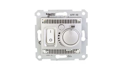 Sedna Regulator temperatury podtynkowy aluminium SDN6000360