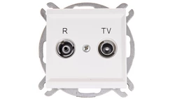 SONATA Gniazdo antenowe RTV końcowe 2,5-3dB ecru GPA-RK/m/27