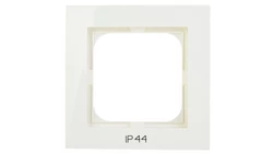 AS Ramka pojedyncza do łączników IP44 ecru RH-1G/27
