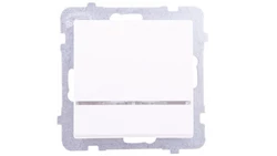 SONATA Łącznik kontrolny z podświetleniem ecru ŁP-12RS/m/27