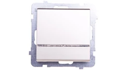 SONATA Łącznik kontrolny z podświetleniem szampański złoty ŁP-12RS/m/39