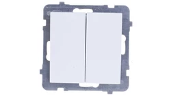 AS Łącznik świecznikowy biały ŁP-2G/m/00