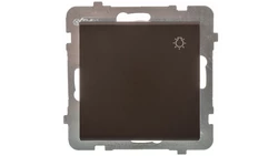 SONATA Przycisk /światło/ czekoladowy metalik ŁP-5R/m/40