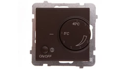 SONATA Regulator temperatury /czujnik podłogowy/ czekoladowy metalik RTP-1R/m/40