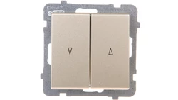 SONATA Łącznik żaluzjowy szampański złoty ŁP-7R/m/39