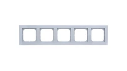 SONATA Ramka pięciokrotna biała R-5R/00