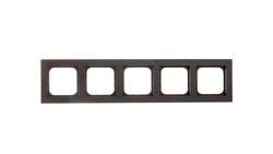 SONATA Ramka pięciokrotna czarny metalik R-5R/33