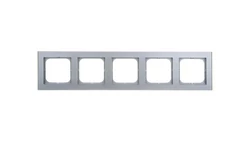 SONATA Ramka pięciokrotna srebro mat R-5R/38