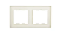 ASFORA Ramka podwójna pionowa kremowa EPH5810223