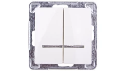 IMPRESJA Łącznik świecznikowy z podświetleniem ecru ŁP-2YS/m/27