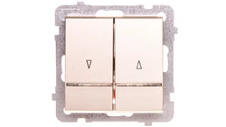 SONATA Łącznik żaluzjowy z podświetleniem szampański złoty ŁP-7RS/m/39