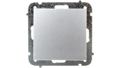 Sentia Łącznik jednobiegunowy 10A srebrny połysk 1410-56