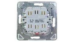 IMPRESJA Łącznik schodowy + pojedynczy srebrny ŁP-9Y/m/18