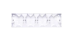 AS Puszka natynkowa poczwórna biała PNP-4G/00