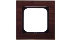 SONATA Ramka pojedyncza drewno orzech R-1RW/34