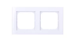 SONATA Ramka podwójna biała R-2R/00
