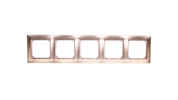 IMPRESJA Ramka pięciokrotna złoty metalik R-5Y/28