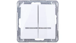 IMPRESJA Łącznik świecznikowy z podświetleniem biały ŁP-2YS/m/00