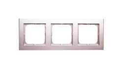 SONATA Ramka potrójna szampański złoty R-3R/39
