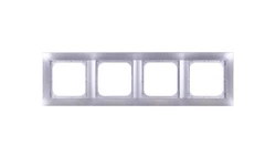 IMPRESJA Ramka poczwórna srebrna R-4Y/18