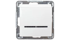 IMPRESJA Łącznik hotelowy z podświetleniem ecru ŁP-15YS/m/27