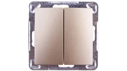 IMPRESJA Łącznik świecznikowy złoty metalik ŁP-2Y/m/28