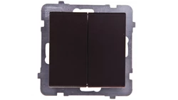 SONATA Łącznik schodowy podwójny czekoladowy metalik ŁP-10R/m/40