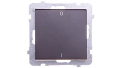 SONATA Łącznik podwójny czekoladowy metalik ŁP-11R/m/40