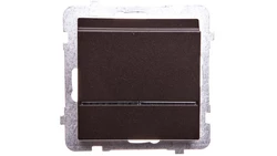 SONATA Łącznik hotelowy z podświetleniem czekoladowy metalik ŁP-15RS/m/40