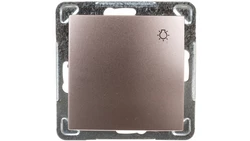 IMPRESJA Przycisk /światło/ tytan ŁP-5Y/m/23