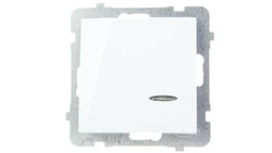 AS Łącznik pojedynczy z podświetleniem biały ŁP-1GS/m/00