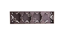 IMPRESJA Puszka natynkowa poczwórna tytan PNP-4Y/23