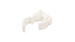 Uchwyt zamknięty do rur 16mm biały UZE-16 /100szt./