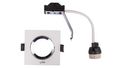 Oprawa punktowa 1x50W GU10 IP20 TESON AL-DTL50 kwadrat aluminium 07371