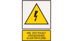 Tabliczka /znak ostrzegawczy/ TZO 148X210S /N.D.U.E./ E04TZ-01011140100 /10szt./