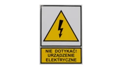 Tabliczka /znak ostrzegawczy/ TZO 52X74S /N.D.U.E./ E04TZ-01011110100 /10szt./