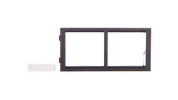 Simon Connect Ramka CIMA podwójna 2xK45 pozioma szary grafit S66/14