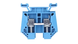 Złączka szynowa 2-przewodowa 16/25mm2 niebieska EURO 43403BL